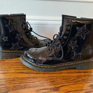 DOC MARTENS YOUTH 1460 GLITTER STAR PATENT LEATHER